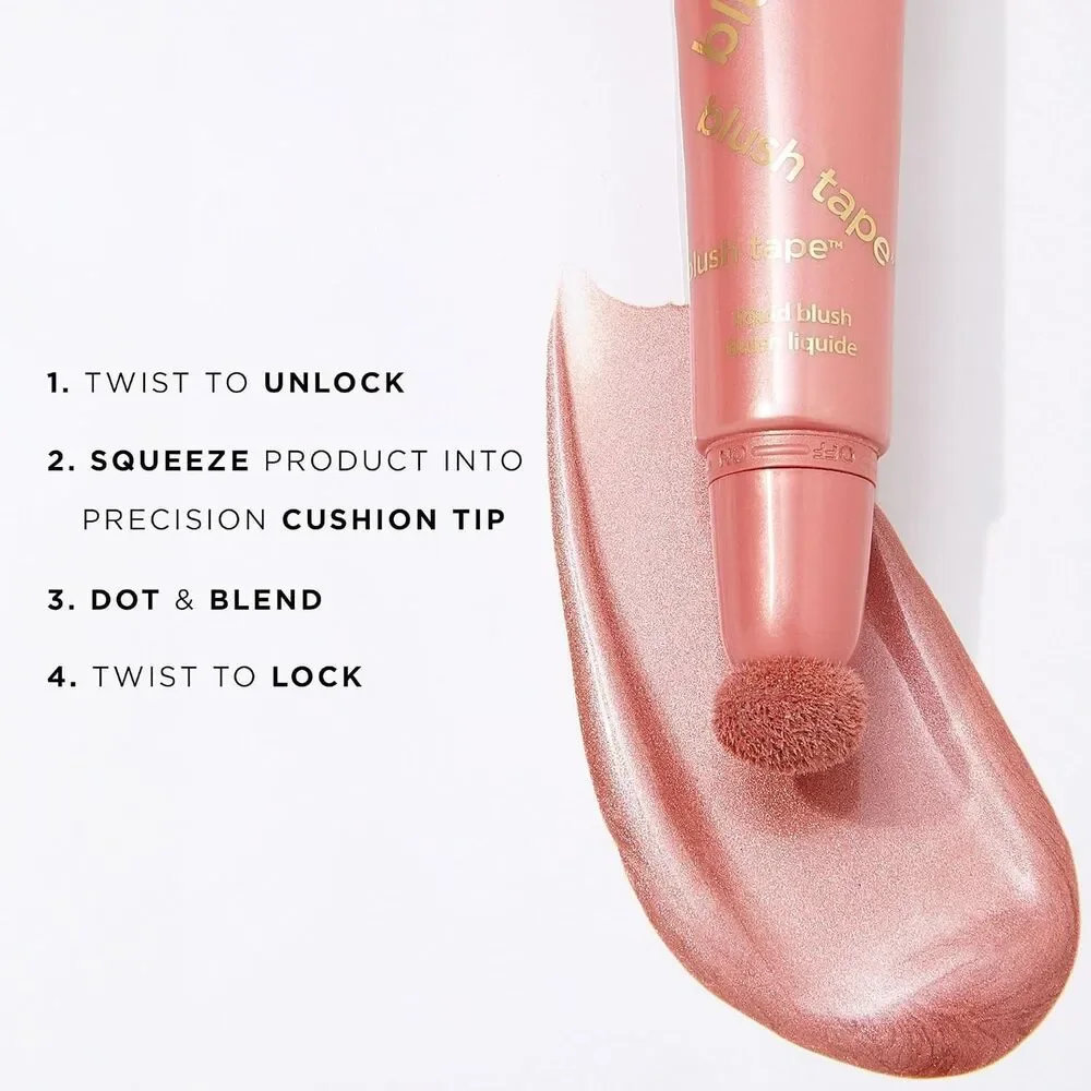 tarte blush tape liquid blush Buildable Cream Cheek Berry Makeup Formula 0.5oz